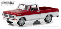 Ford F-100 - Candy Apple Red and Wimbledon White Metallic Greenlight 86318