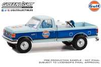 Ford F-150 with Fuel Transfer Tank "Gulf Oil Series 2" Greenlight 1/64