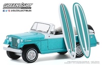 Kaiser Jeep Jeepster with Surfboards (1968) Greenlight 1:64