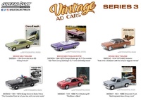 Pack Vintage Ad Cars Series 3 Greenlight 1:64