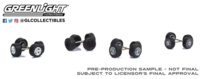 Pack of tires and wheels "Ford Bronco" Greenlight 1:64