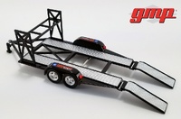 Tandem car Trailer with Tire Rack - Chevrolet GMP 1/43