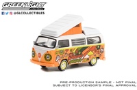 Volkswagen Type 2 Westfalia (1973) Campmobile "Vee Dub Series 14" Greenlight 1:64