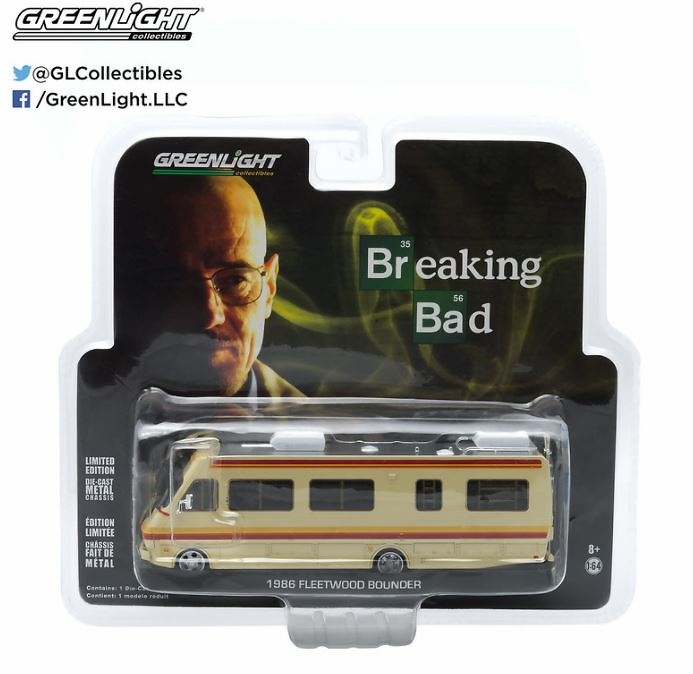 Autocaravana Fleetwood Bounder RV (1986) Serie TV Breaking Bad Greenlight 33021 escala 1/64 