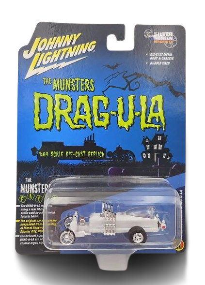 Barris Drag-U-La - Serie La familia Monster Johnny Lightning JLSS003 Versión especial escala 1/64 