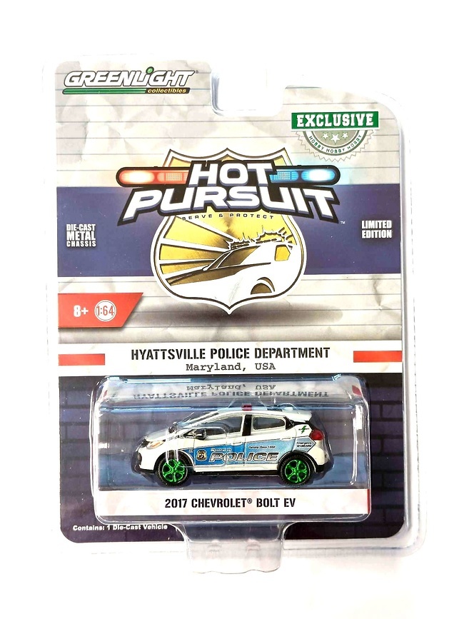 Chevrolet Bolt - Hyattsville City, Departamento de Policía de Maryland (2017) Greenmachine 1/64 