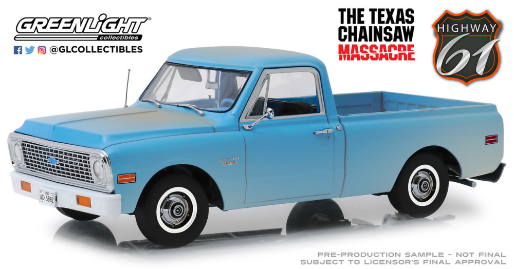 Chevrolet C-10 - La matanza de texas Highway 61 (1974) Greenlight 1/18 
