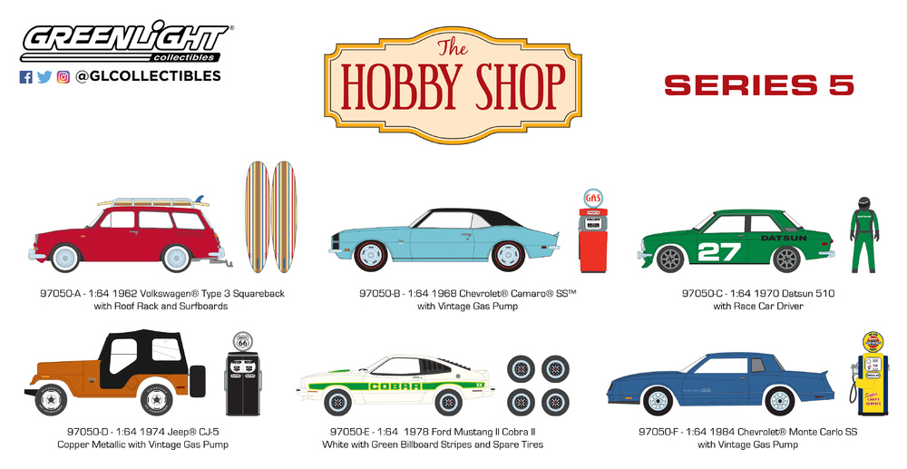 The Hobby Shop Serie 5 Greenlight 97050 1/64 