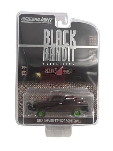 Chevrolet K20 Scottsdale Black Bandit Serie 26 Versión Greenmachine 1/64 