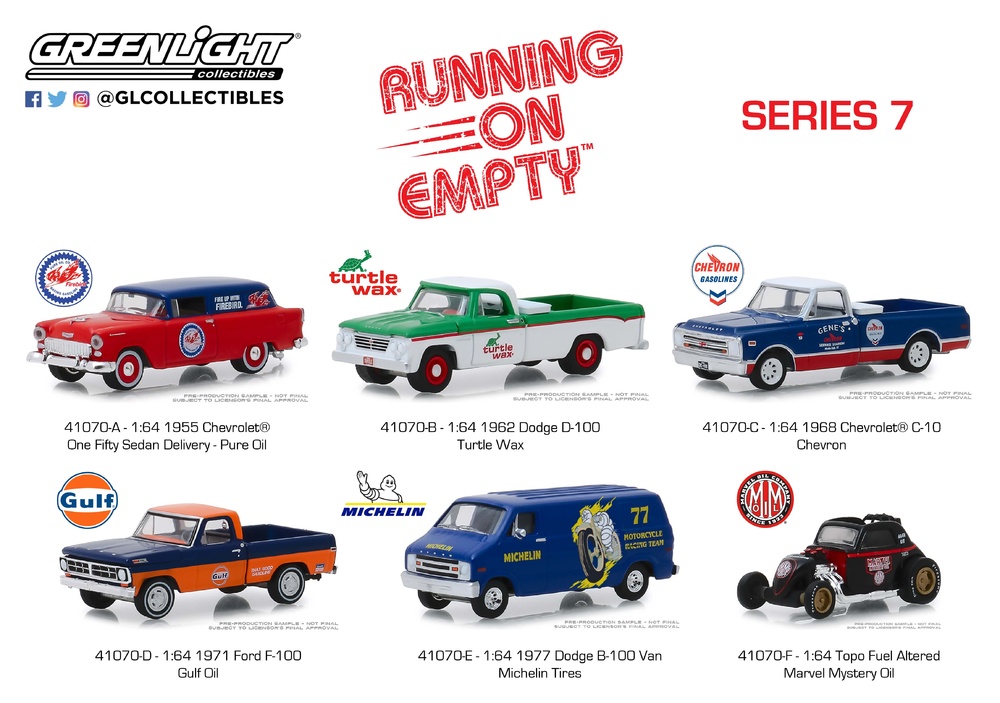 Running on Empty Serie 7 Greenlight 41070 1/64 