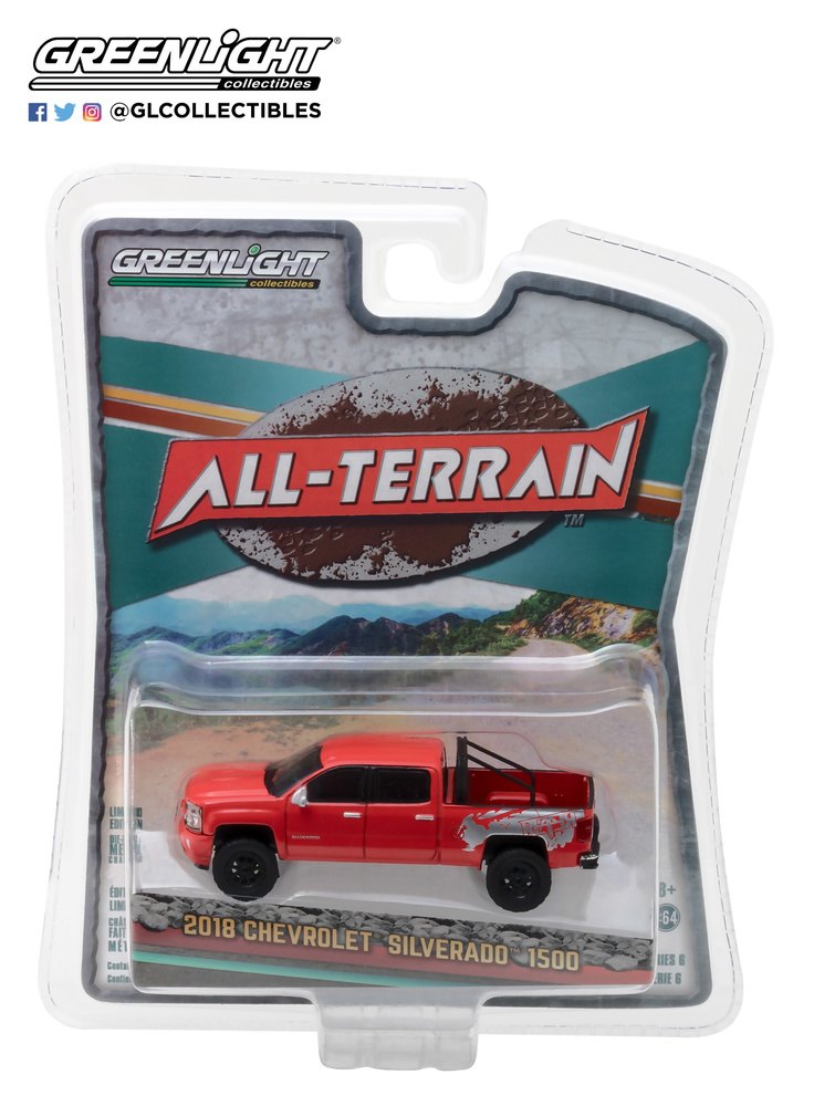 Chevrolet Silverado 1500 (2018) Greenlight 35090F 1/64 