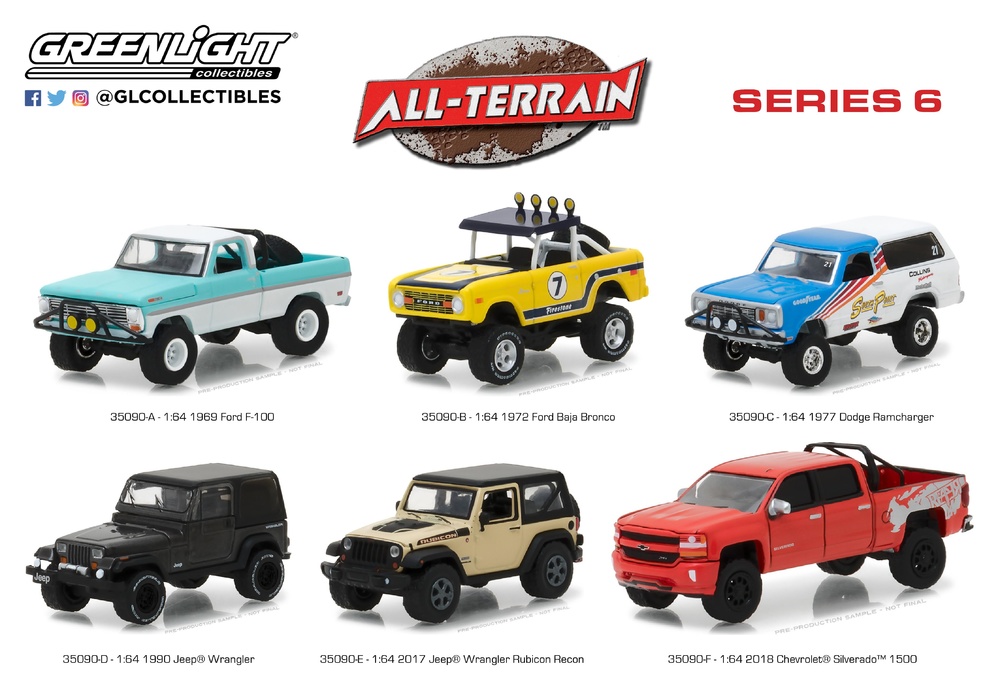 All Terrarin Serie 6 Greenlight 1/64 
