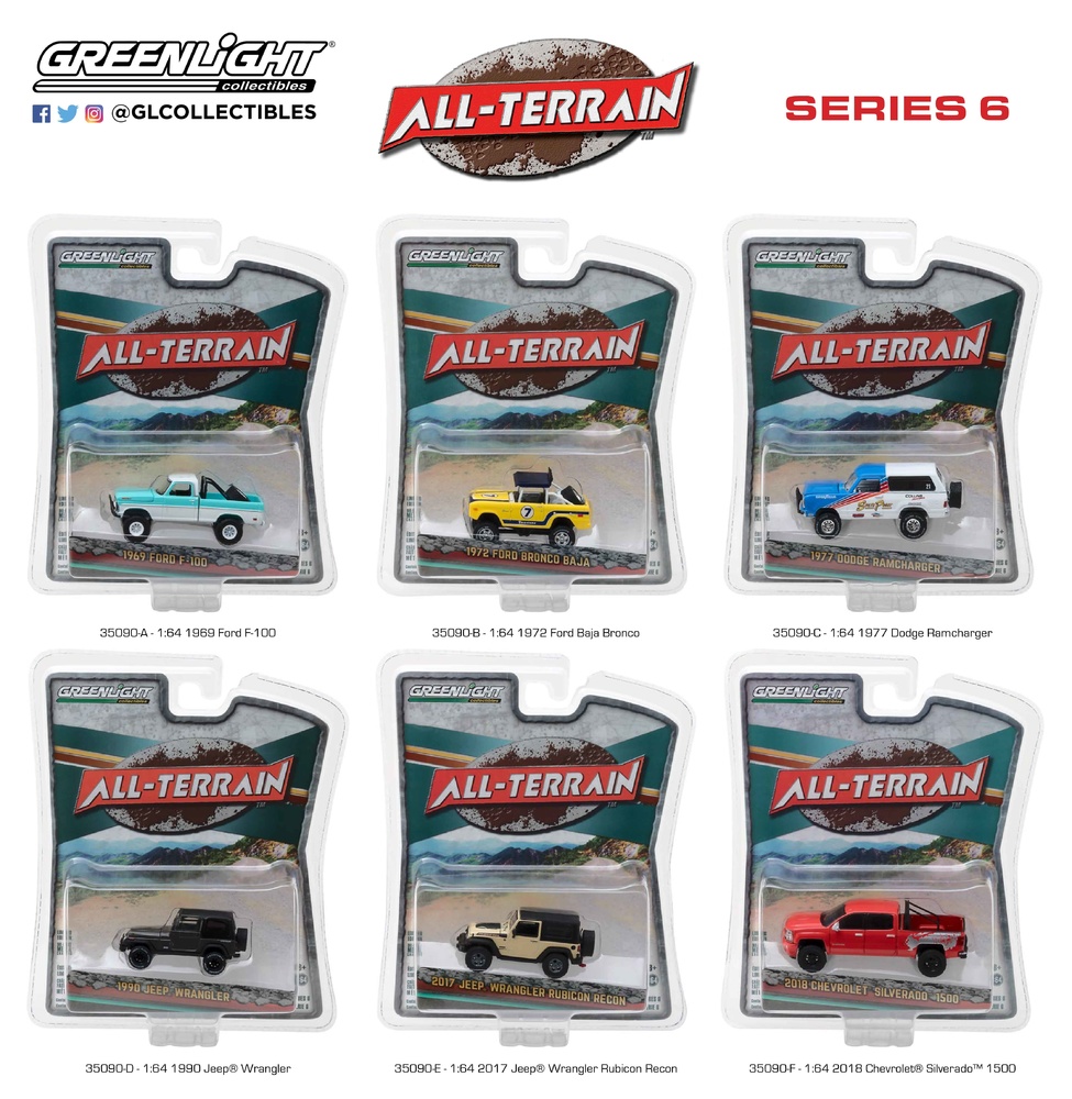 All Terrarin Serie 6 Greenlight 1/64 