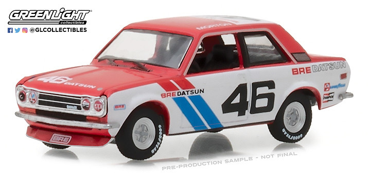 Datsun 510 - #46 BRE John Morton (1971) Greenlight 1/64 