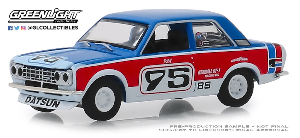 Datsun 510 #95 Paul Newman (1973) Tokyo Torque Greenlight 1/64 