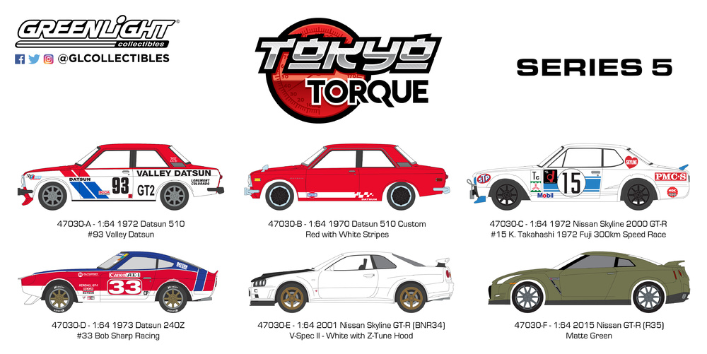 Tokyo Torque serie 5 Greenlight 47030 1/64 