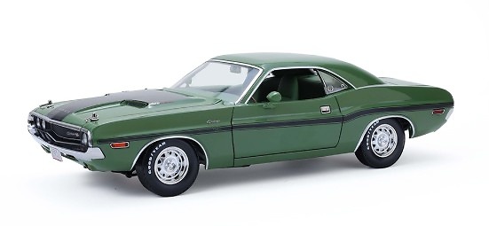 Dodge Challenger RT Hardtop Hemi Mr Norm's Greenlight 13700 escala 1/18 