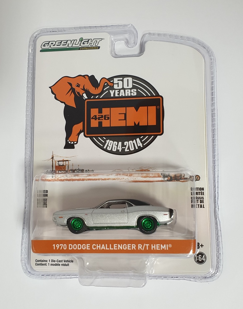 Dodge HEMI Challenger R/T - 426 HEMI (1970) Greenmachine 1/64 