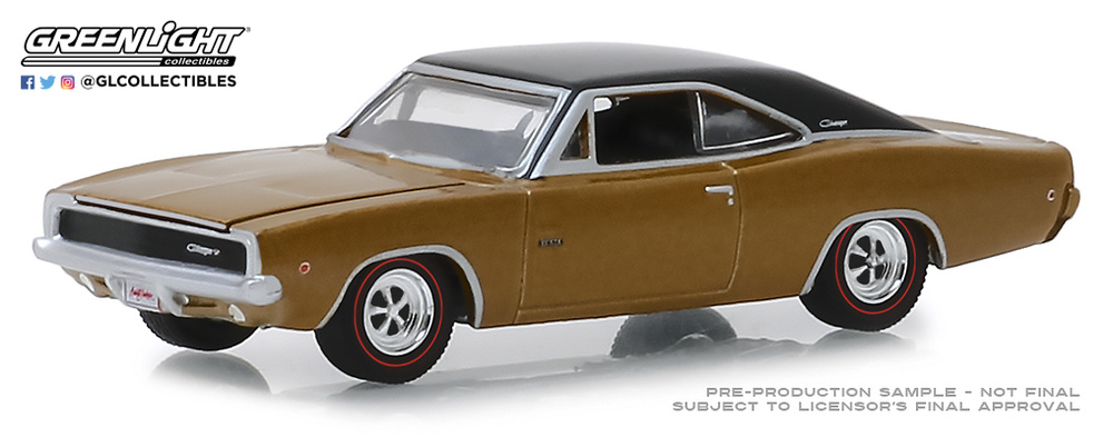 Dodge HEMI Charger R/T - Lote 1310.1 (1968) Greenlight 37160C 1/64 