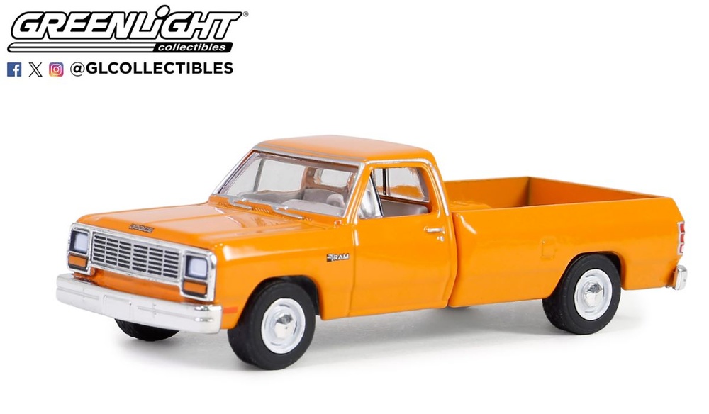 Dodge Ram D-250 – DOT Orange (1982) Blue Collar Collection Series 13 Greenlight escala 1:64 