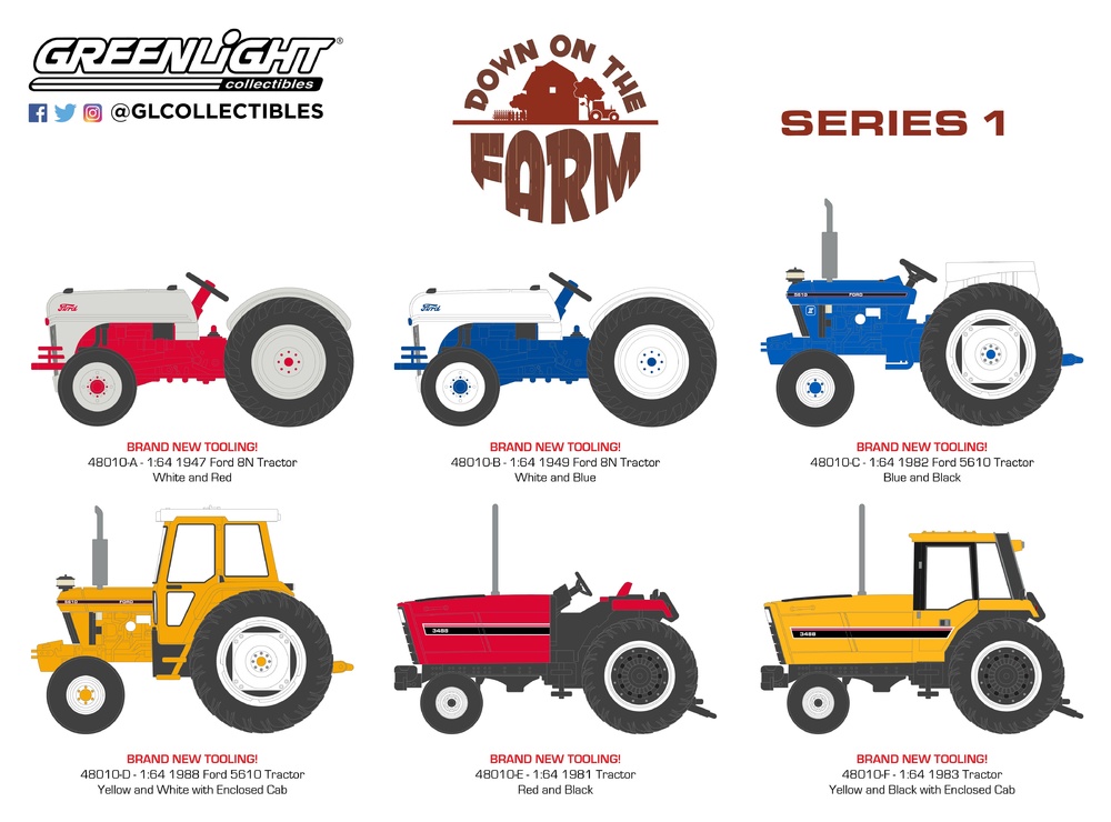 Down on the Farm Serie 1 (2018) Greenlight 48010 1/64 