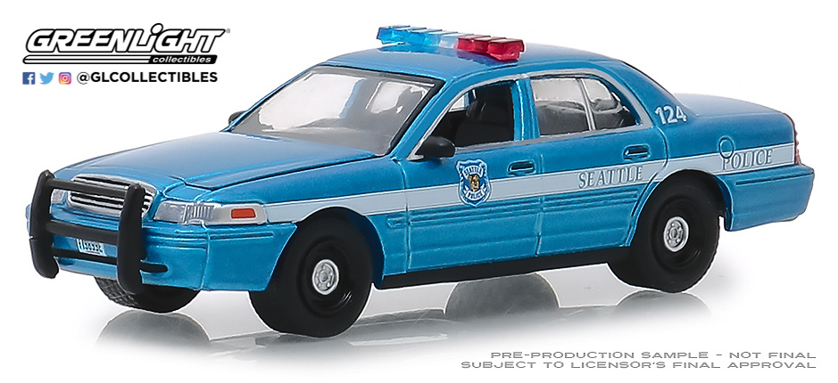 Ford Crown Victoria Interceptor - Policía de Washington (2010) Greenlight 1/64 