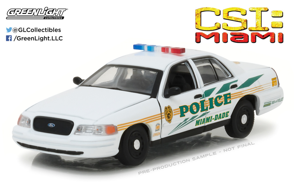 Ford Crown Victoria Interceptor Policia Miami-Dade 