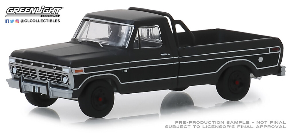 Ford F-100 Serie Black Bandit 21 (1975) Greenlight 1/64 