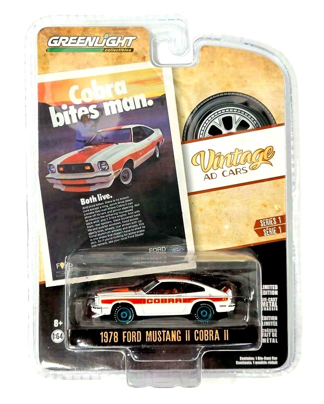 Ford Mustang II Cobra II “Cobra Bites Man. Both Live (1978) Greenmachine 1/64 