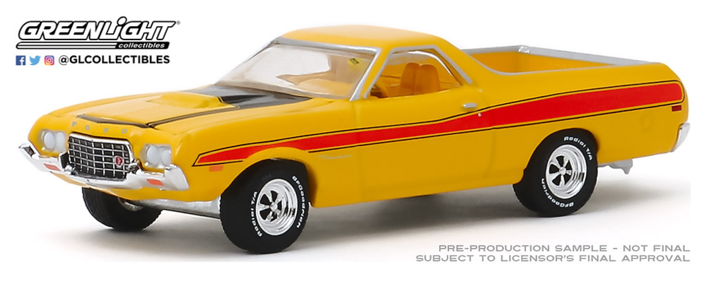Ford Ranchero GT 1972 (Las Vegas 2018) Greenlight 1/64 