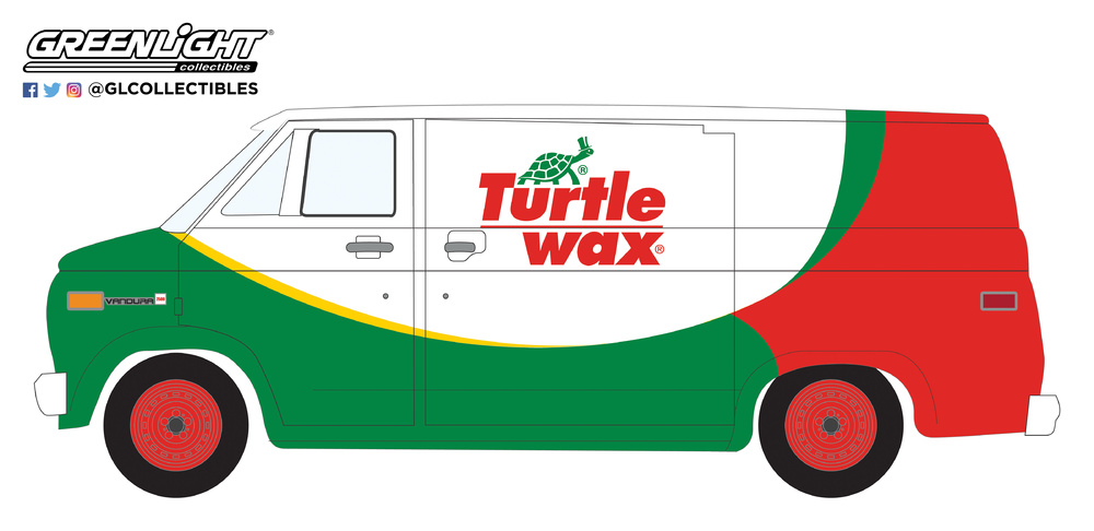 GMC Vandura - Turtle Wax (1983) Greenlight 1/64 