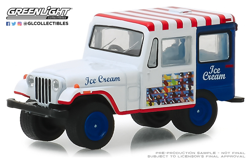 Jeep DJ5 Transporte de Helados (1975) Greenlight 30005 1/64 