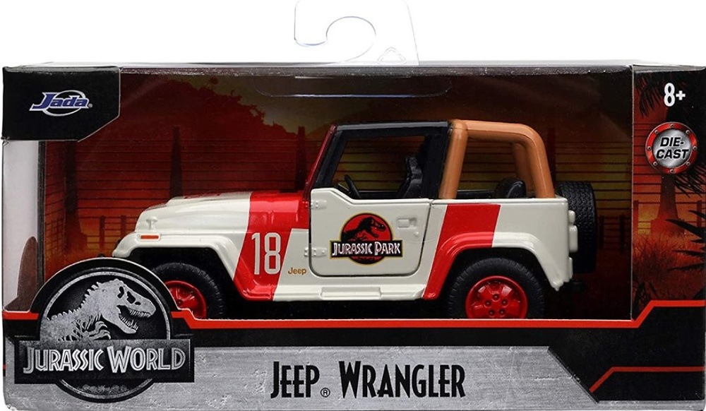 Jeep Wrangler Jurassic World Jada Toys 32129 escala 1/32 