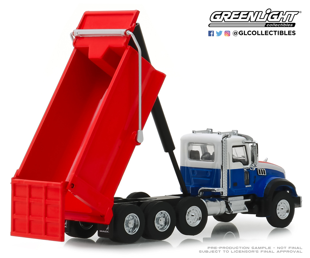 Mack Granite Camión Volquete (2019) Greenlight 45060B 1/64 