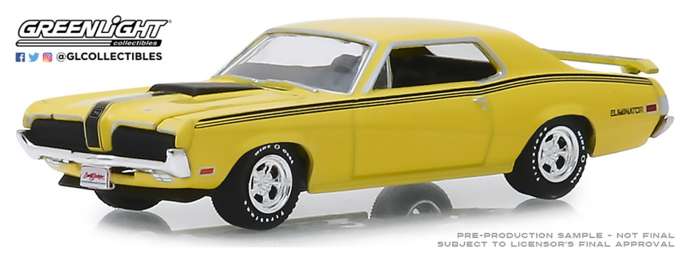Mercury Cougar Eliminator 428 CJ (Lot #2048) (1970) Greenlight 1/64 