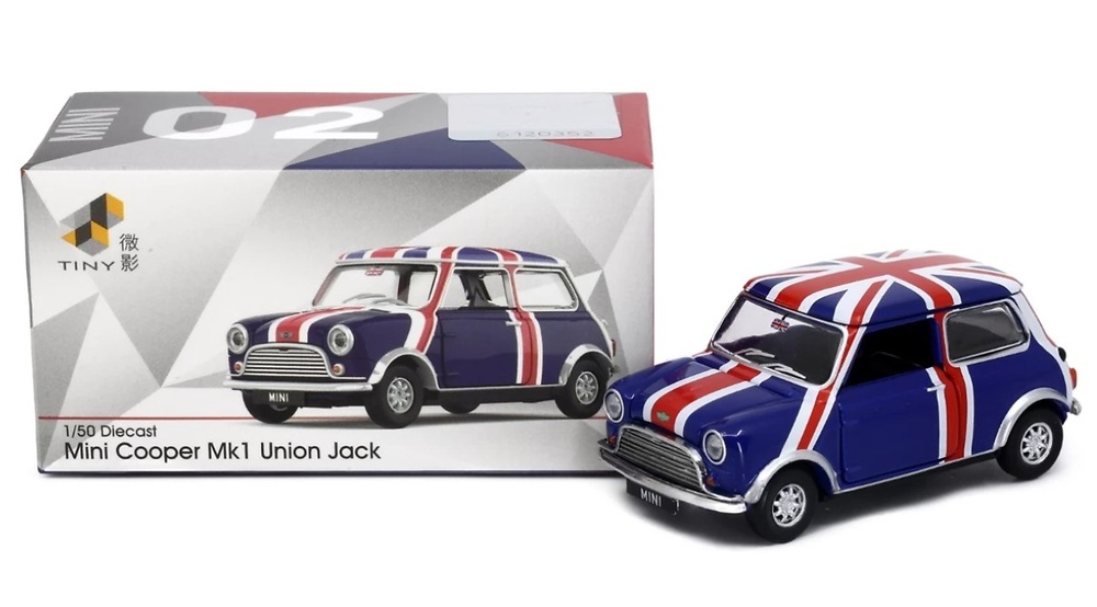 Mini Cooper Union Jack Tiny City 154 - ATC64544 - escala 1/50 
