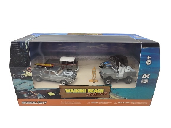 Multi-Car Dioramas - Waikiki Beach Summer Bash Versión Especial 1/64 