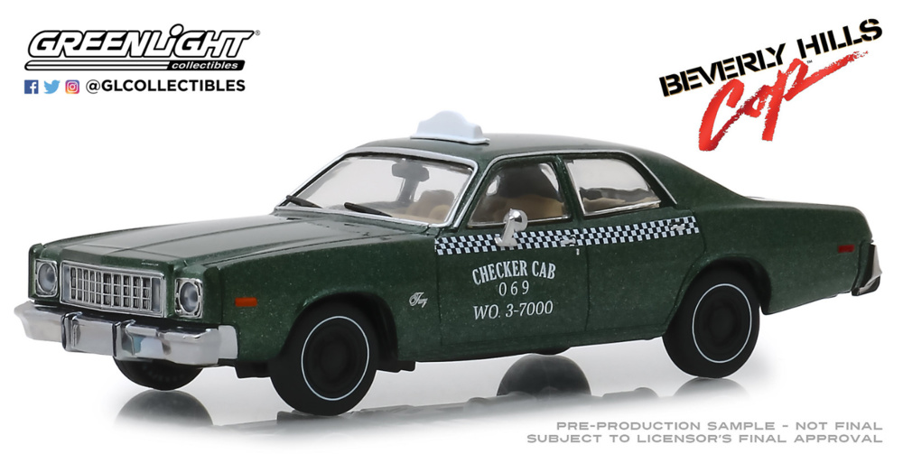Plymouth Fury Taxi de Detroit 069 W.O 3-7000 