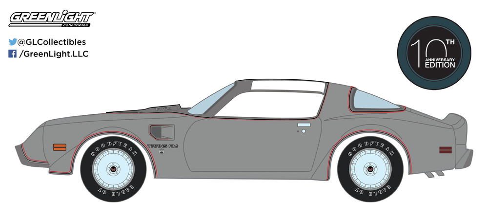 Pontiac Firebird Trans Am 10º aniversario (1979) Greenlight 27940D 1/64 