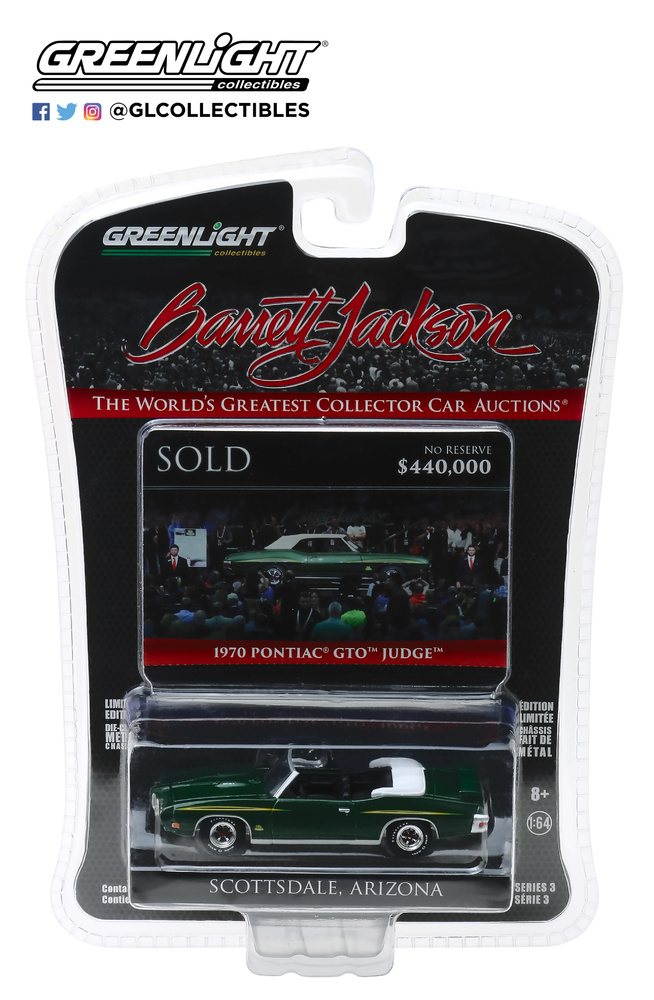 Pontiac GTO Judge Ram Air IV - lote 1452 (1970) Greenlight 37160F 1/64 