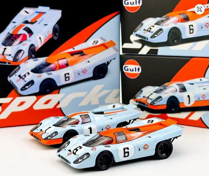 Porsche 917 Set Le Mans GULF Spark YCOMBO640010 - escala 1/64 