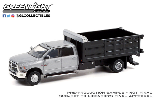 Ram 3500 Dually Landscaper Dump Truck (2017) Greenlight 1/64 