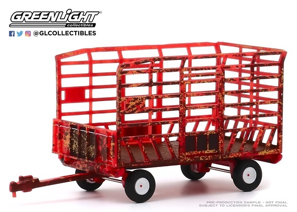 Remolque agrícola Greenlight 1/64 