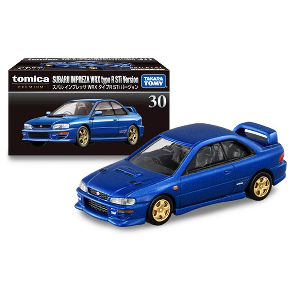Subaru Impreza WRX Type R STI Tomica Premium No.30 escala 1/64 