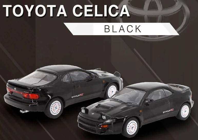 Toyota Celica GT-Four ST185 Black POP Race PR64-185-BLK - escala 1/64 