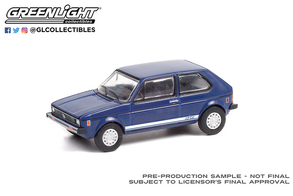 Volkswagen Rabbit - Tarpon Blue (1979) Greenlight 1/64 
