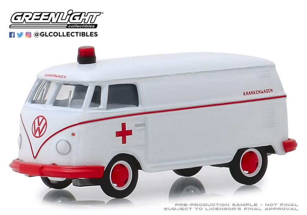 Volkswagen Panel Van Ambulancia (1964) Greenlight 1/64 