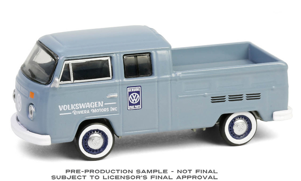 Volkswagen Type 2 Double Cab Pickup Vee Dub Series 20 Greenlight 1/64 