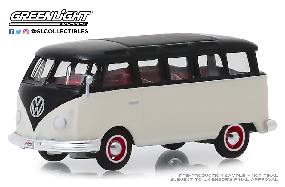 Volkswagen Type II 21-Window Deluxe Bus (Lot #1315) (1965) Greenlight 1/64 