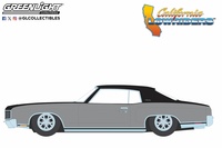 Chevrolet Monte Carlo – Silver and Black  "Lowrider" (1972) Greenlight 1/64 